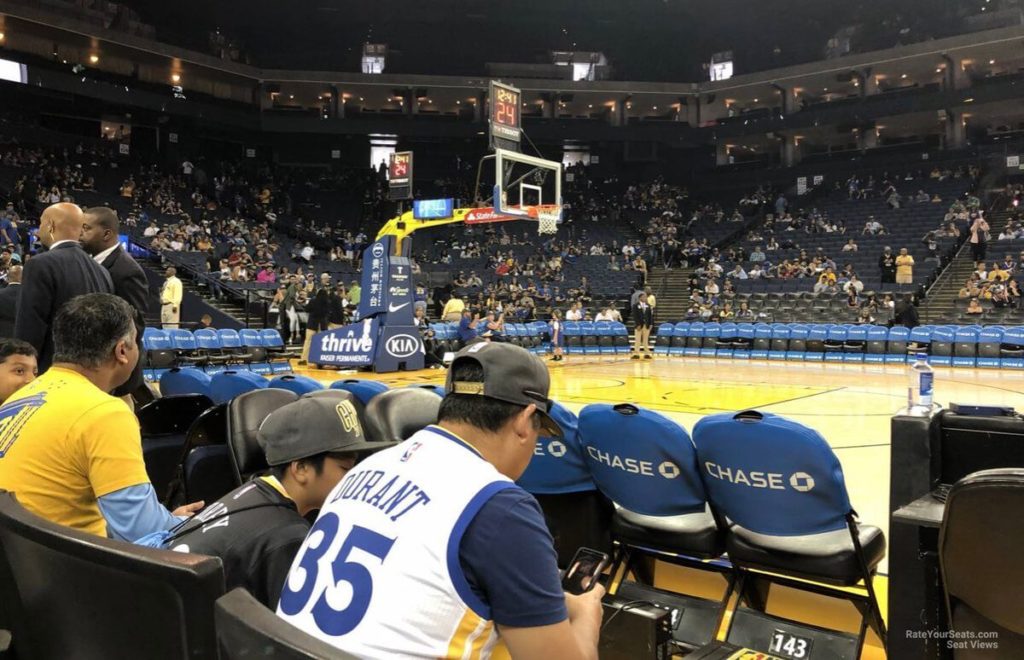 oracle arena suites - court side seat
